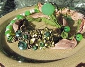 Green Anthropologie Wrap Bracelet