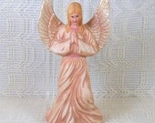 Handmade Ceramic Angel with Praying Hands