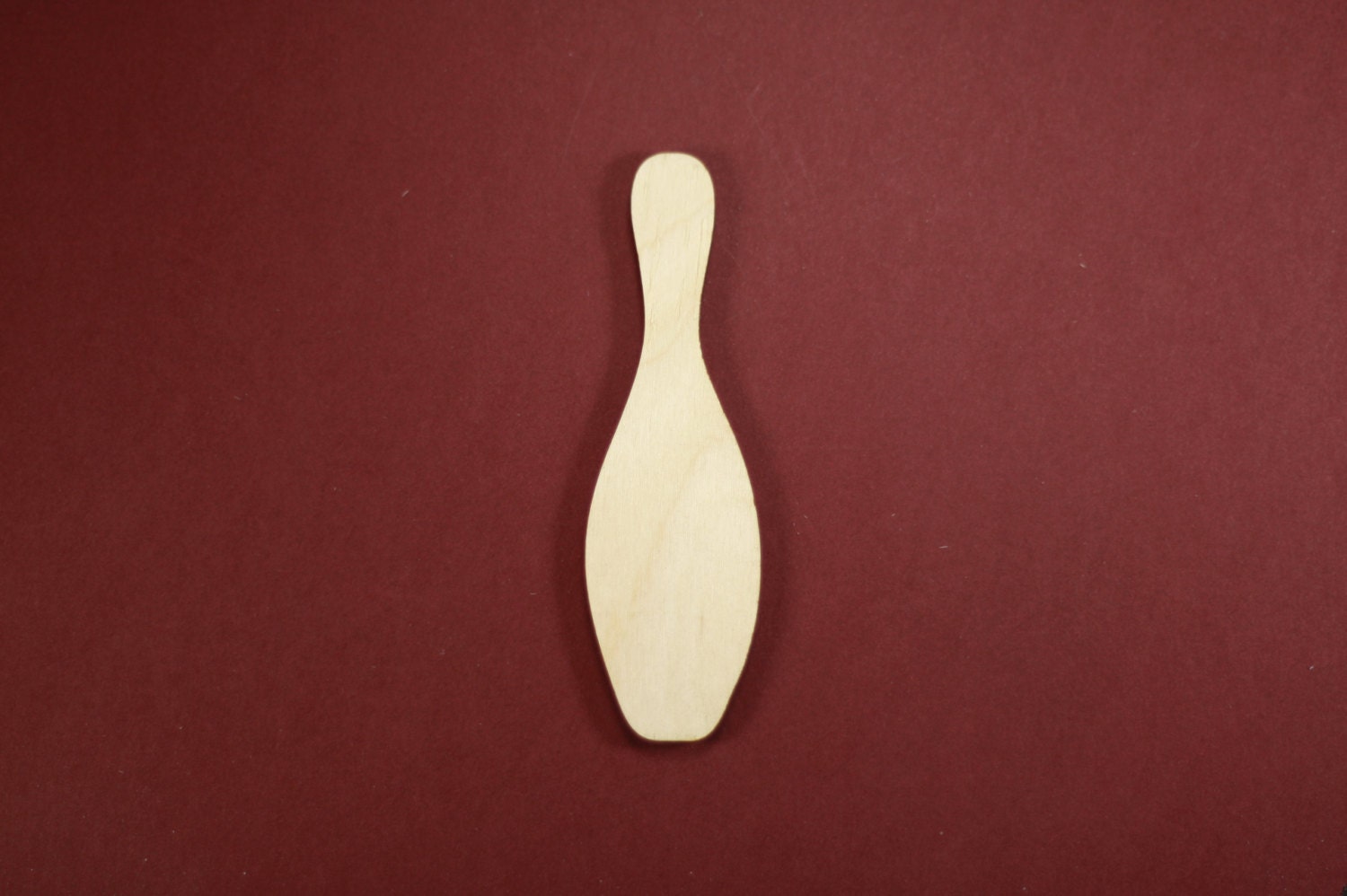 Bowling Pin Shape Unfinished Wood Laser Cut Shapes Crafts Variety of Sizes