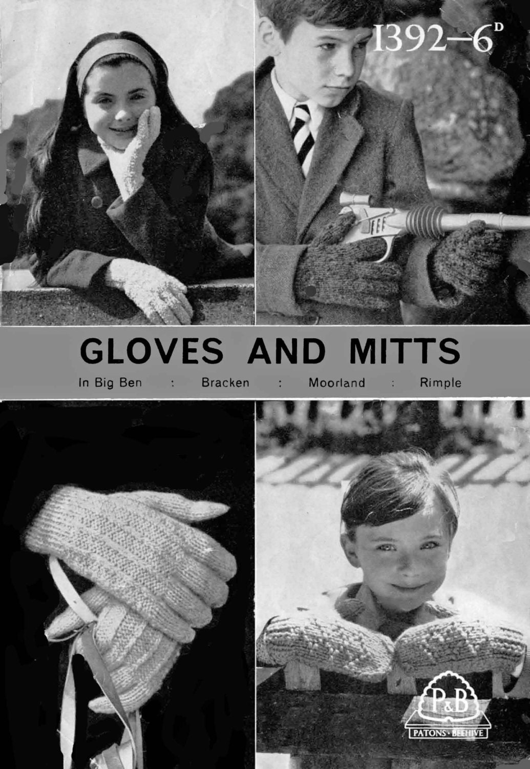 P&B 1392 Knitting Pattern
