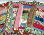 Ecclectic Quilted Placemats - Set of 4