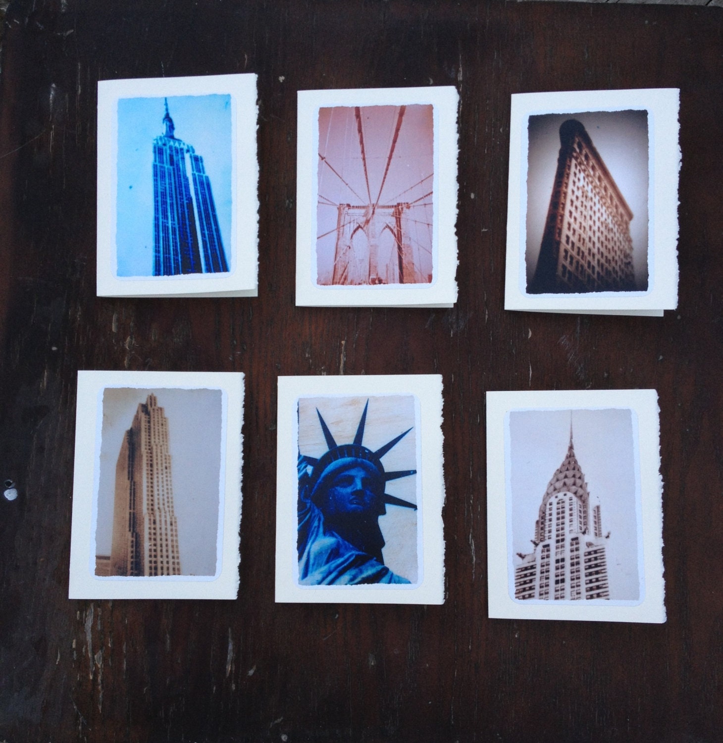 Notecards Set of 8 - New York Cityscapes   - Photo Notecards 5x7 set B