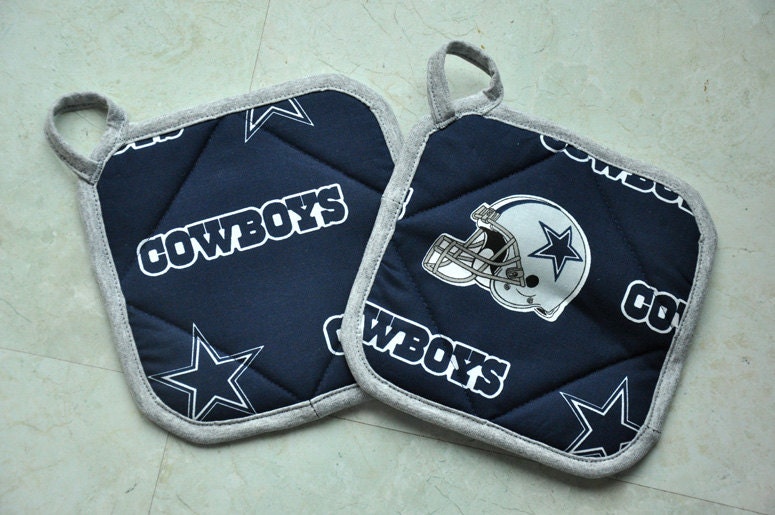 dallas cowboys pot holder set