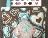 I Spy Bag - Mini with SEWN Word List and Detachable PICTURE LIST- Heart Collection