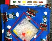 I Spy Bag - Mini with SEWN Word List and Detachable PICTURE LIST- Thomas the Train