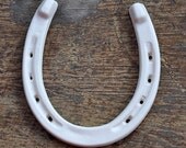 Good Luck Porcelain Horseshoe