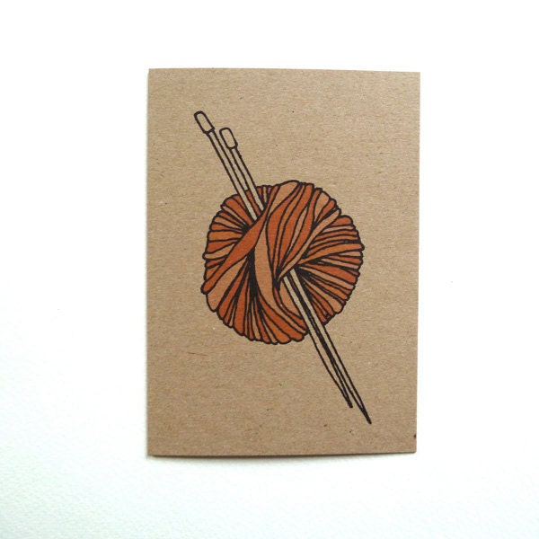 Knitting card (100% recycled)