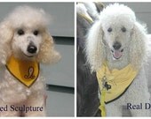 Needle Felted Dog / Custom Pet Portrait  Sculpture / Poseable / OOAK