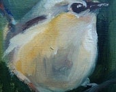 Pause- Painting of Carolina Wren, titled "Pause"