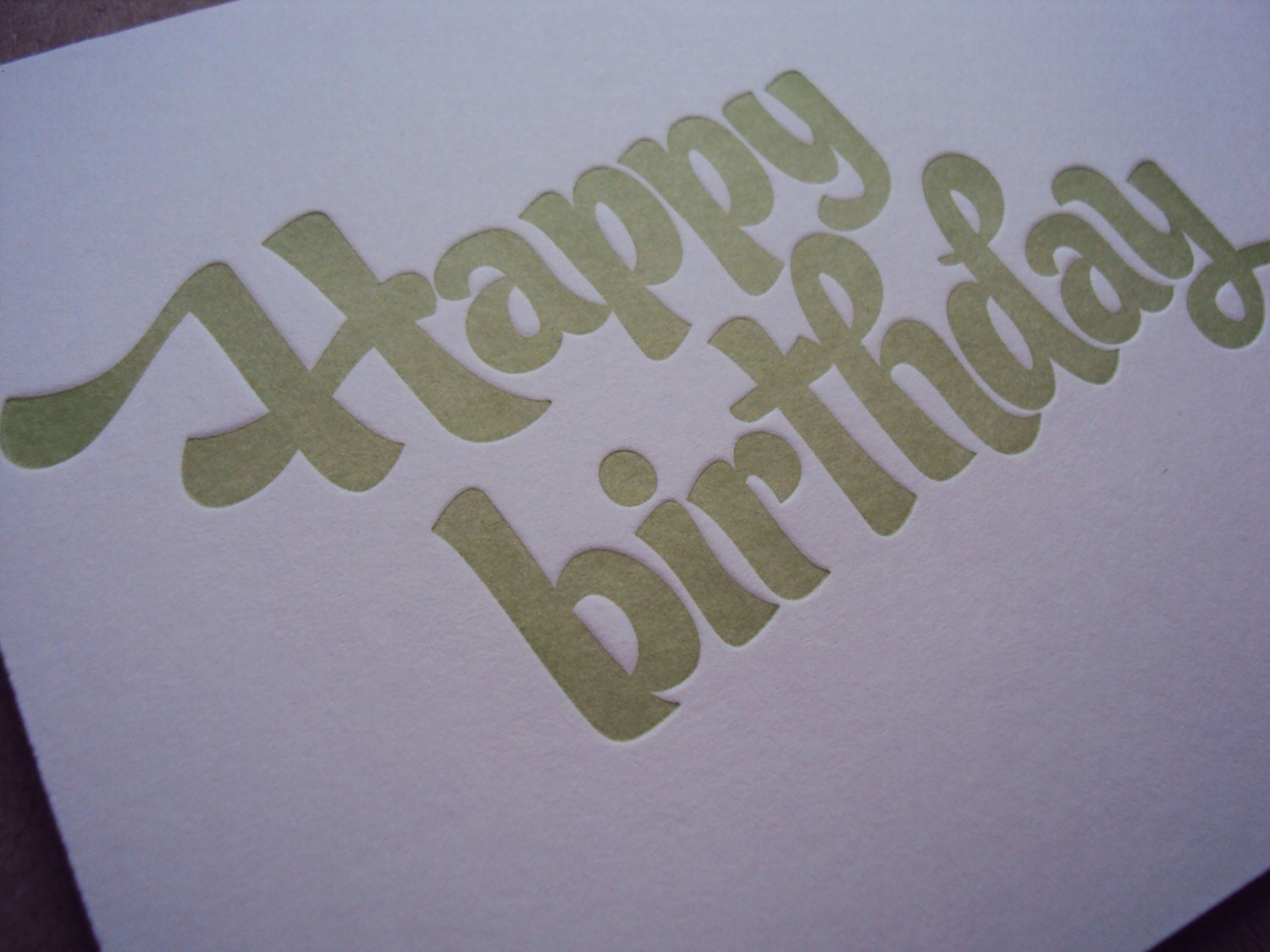 Letterpress Greeting Card...