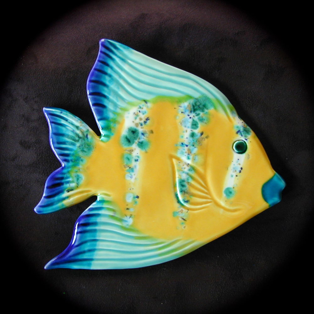 Large Ceramic Fish wall tile