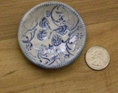 Porcelain ceramic butterfly  trinket dish