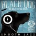 Black Dog records original graphic art gallery wrap on canvas 12 x 12 x 1.5 by stephen fowler