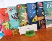 Go Take a Hike... Seven 7 Vintage Golden Nature Guide Books Trees Birds Seashores Rocks and Minerals Flowers Stars and Non Flowering Plants