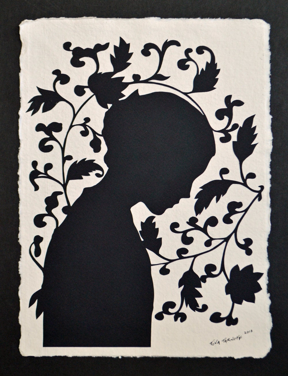 Jane Eyre - Hand-Cut Silhouette Papercut