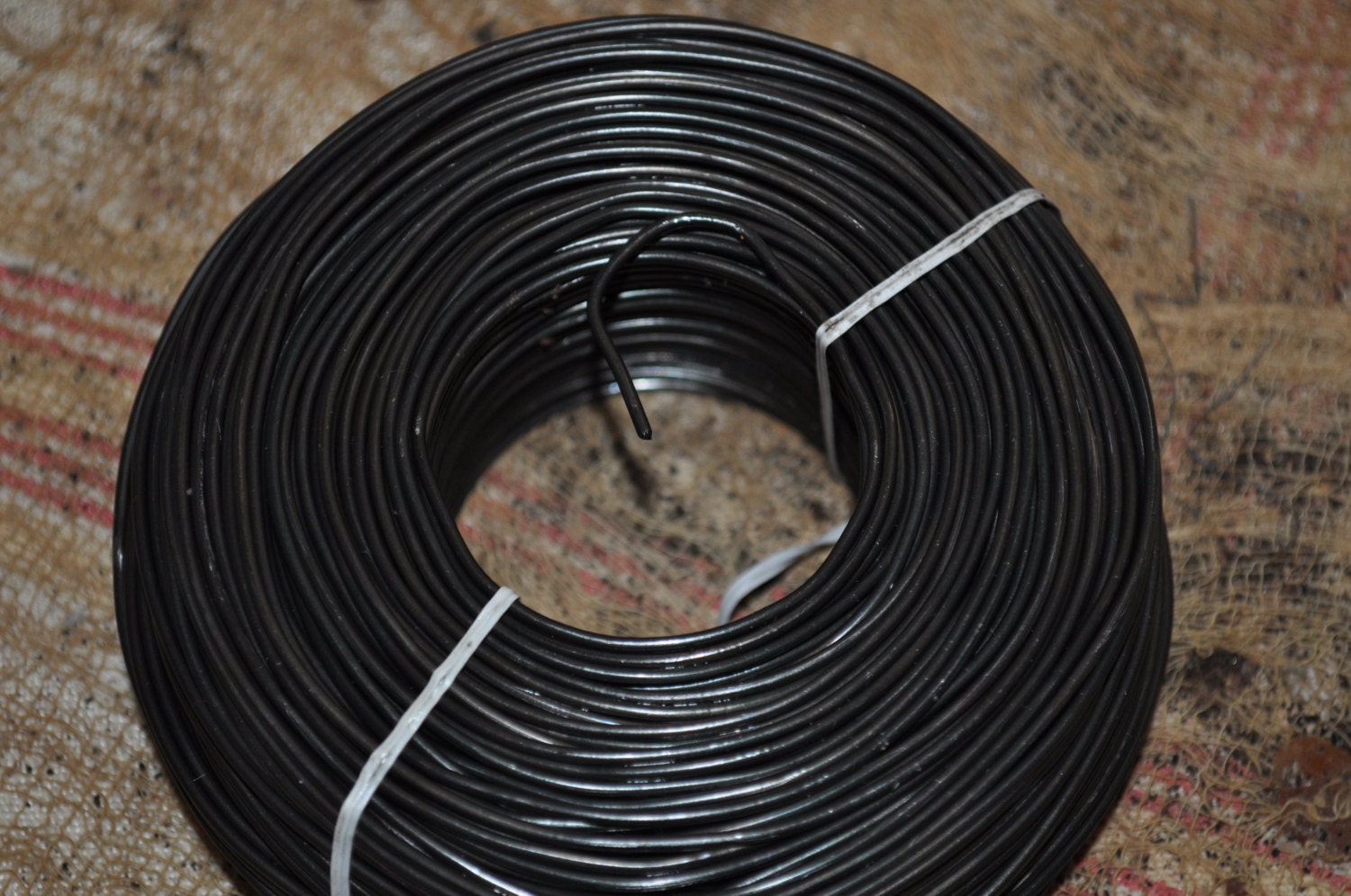 Primitive Black Heavy Wire Gauge 100 mm 350 Feet Long Candle Holders Wreaths