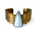 Chalcedony totem cuff