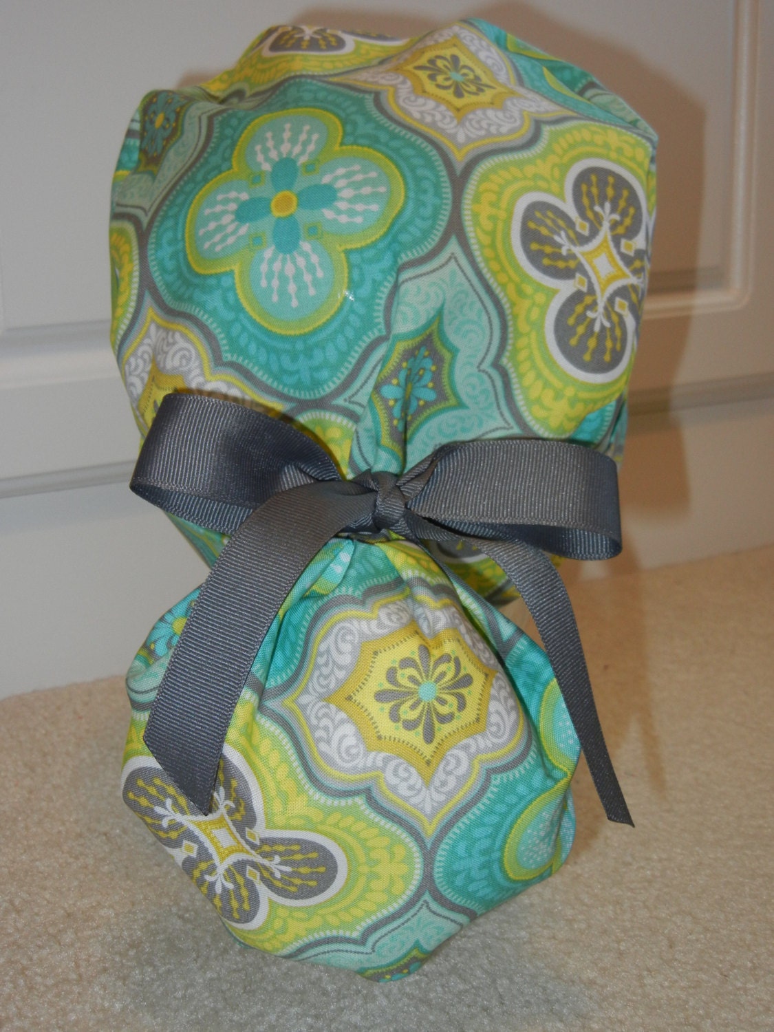 Turn Up Ponytail Scrub Hat with Tea Room