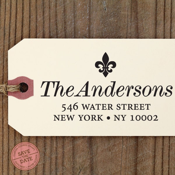CUSTOM ADDRESS STAMP  - new - Eco Friendly & self inking, for wedding, housewarming, etsy labels, return address stamp "Name68"