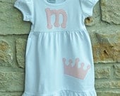 Pretty Princess -  Monogram Personalized Dress - 18m-10 years  - Julianne Originals