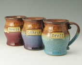 Personalized Coffee Mug in Your Color Choice, 24 Ounce Extra Large Mug for the Wedding Party, Made to Order