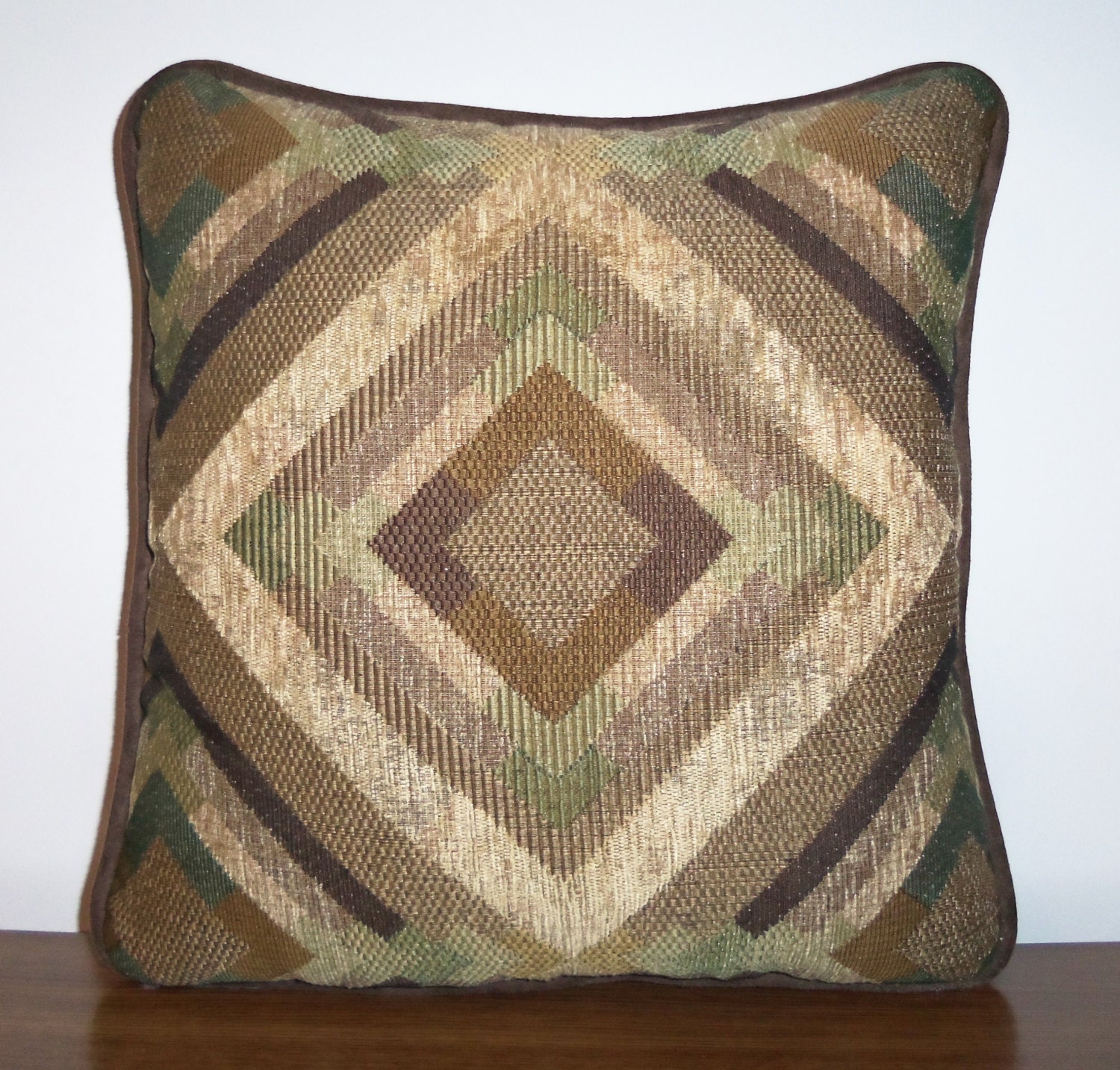 Cabin Pillow Lodge Southwest Chenille Tapestry Pillow