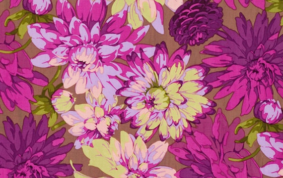 By the Yard Martha Negley Farmington DAHLIA Plum PWMN064 Fabric Westminster Fibers
