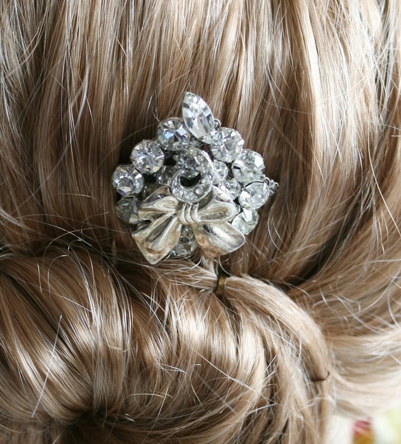 Rhinestone Hair Comb, Wedding Hair Comb, Bridal Hair Accessory, Vintage Hair Comb, Bridal Hair Comb