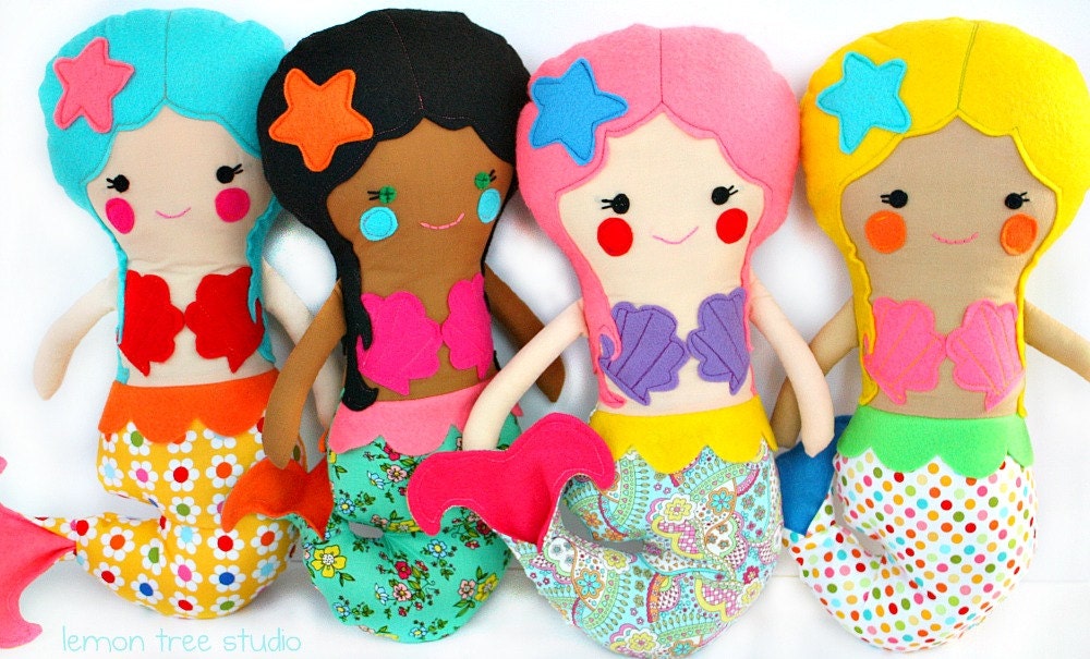 Create Your Own Mermaid Doll -- Custom Made Sea Beauty