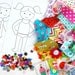 Dress me Up   -- a Fun Paper & Fabric Doll Craft Kit for Children -- Girl Theme