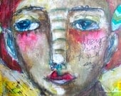 always keep hope in sight mixed media painting