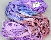 Recycled Silk Sari Ribbon River of Pastel HUGE PREMIUM skein