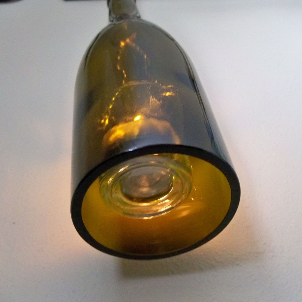 Wine Bottle Hanging Candle Holder/Lantern