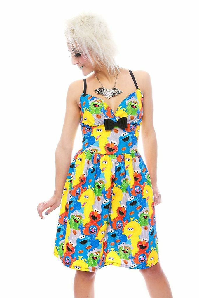Sesame Street Cartoon Dress