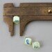 10mm Jonquil  AB Diagonal hole beads. Czech glass (10) GB937 Margarita MIxer