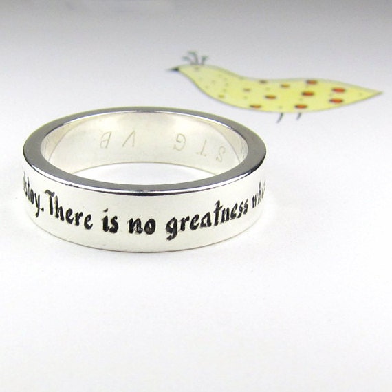 There is no greatness where there is no goodness, simplicity and truth-Tolstoy SALE