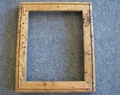 8x10 Butternut with worm tracking Picture Frame