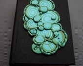 Book Safe Box, Secret Compartment, Abstract Swirls Polymer Clay