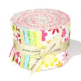 Ladybug Garden 2.5 inch Jelly Roll strips fabric by Riley Blake