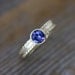 Tanzanite Engagement Ring,  14k Recycled Yellow Gold, Size 8.25