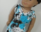 18 inch Doll Clothes American Girl Salina Paint Spatter Maxi Dress