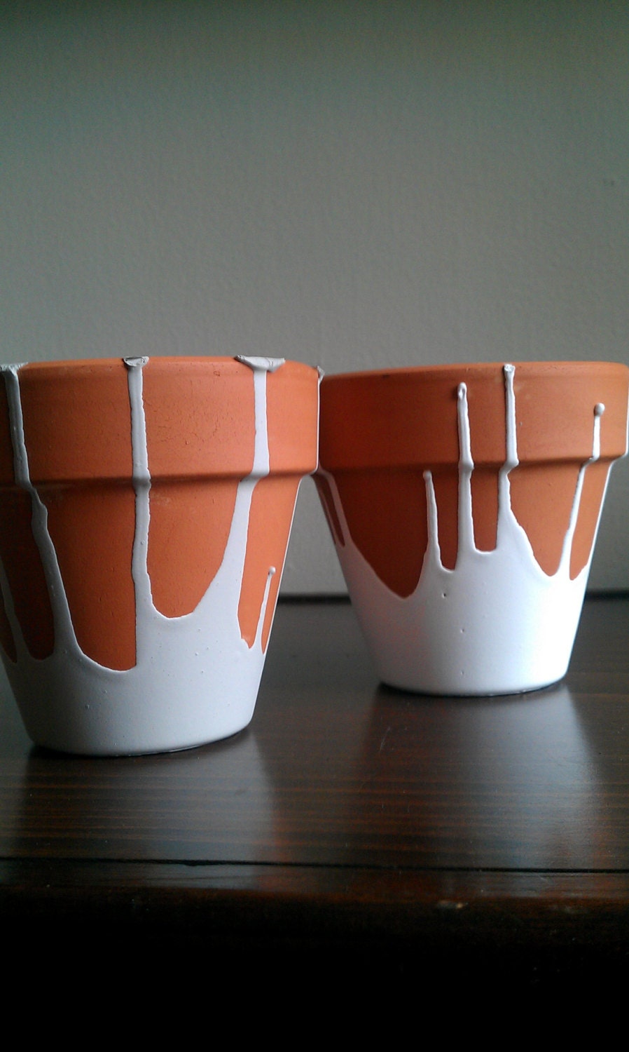 Painted Terra Cotta Pots