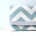 Yellow and Gray Chevron Clutch Purse, Bridesmaid Gift, Wedding Clutch