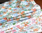 20 Cloth Napkin Kitchen Starter Set in Vintage Florals