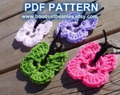 PDF Crochet Pattern - BUTTERFLY Applique Motif Crochet PATTERN