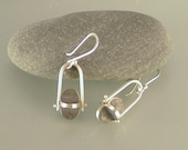 Sterling Silver Widget with Patina Earrings - E1830