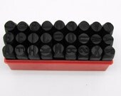 27Pc. 1/2" (12.5mm) Letter Metal Stamping Set