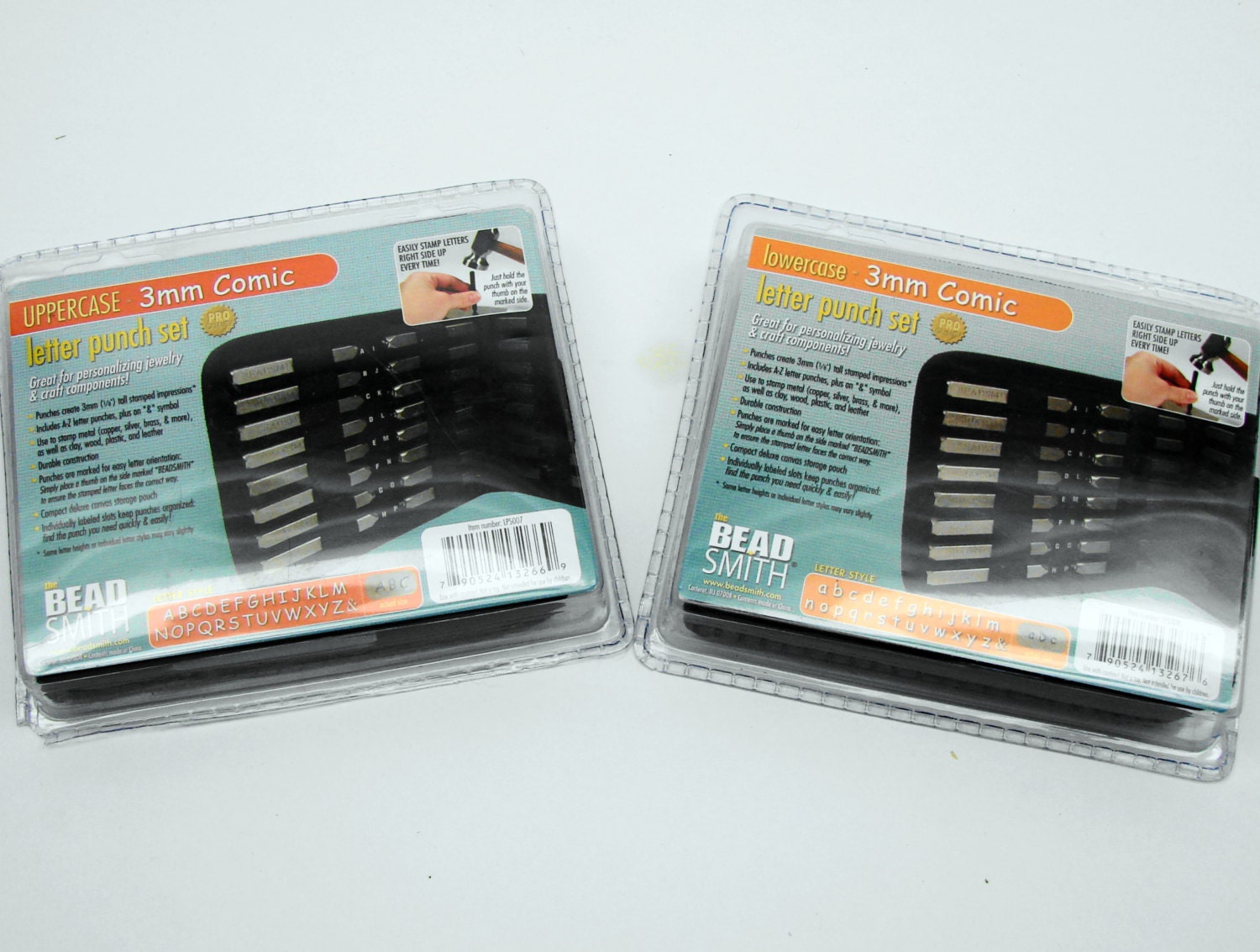 3mm Comic Upper & Lowercase Punch Set 54 Pc.