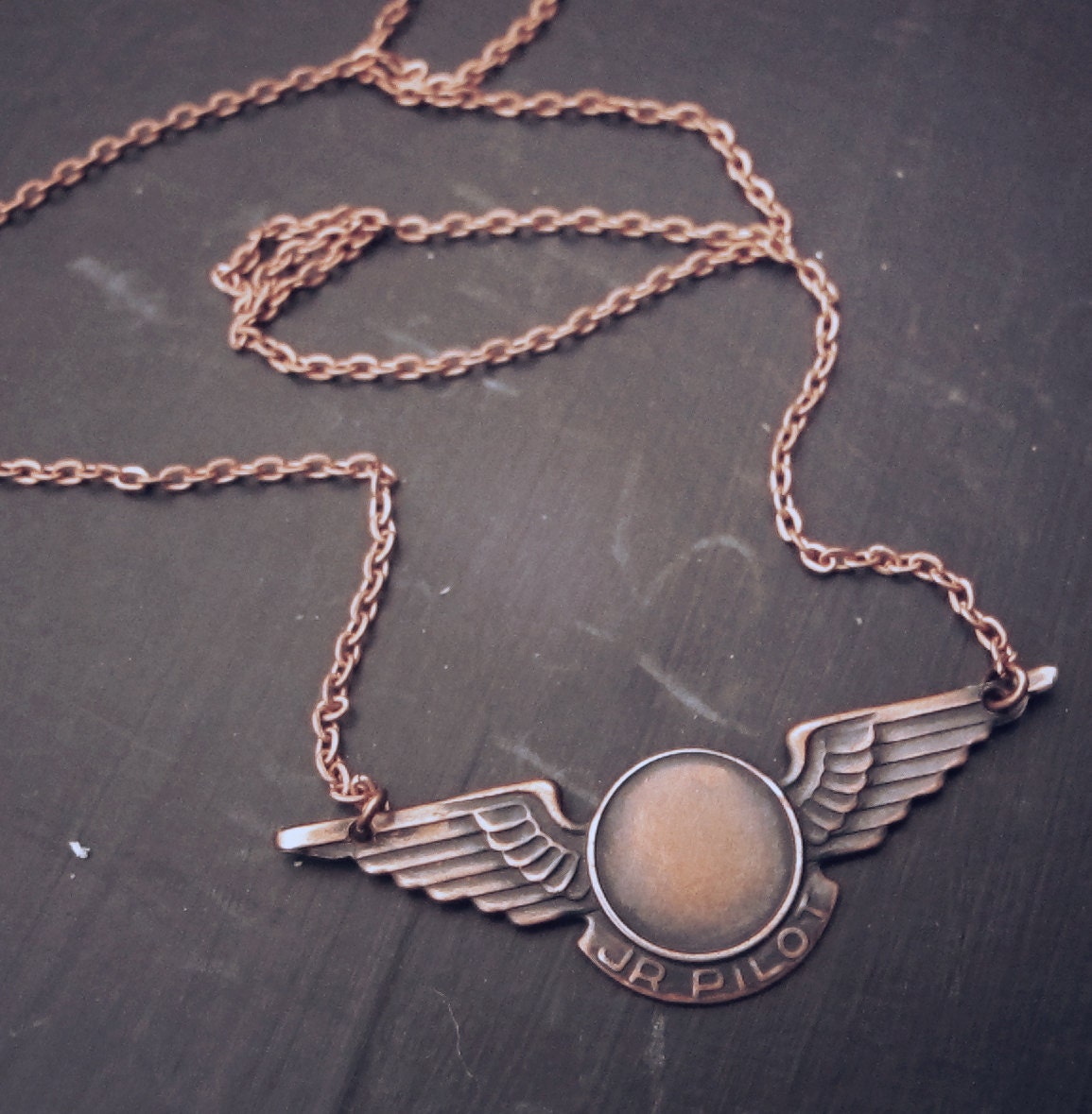 Jr. Pilot Charm Necklace