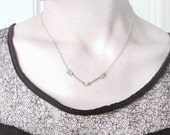 Golden Arrow Angle Necklace